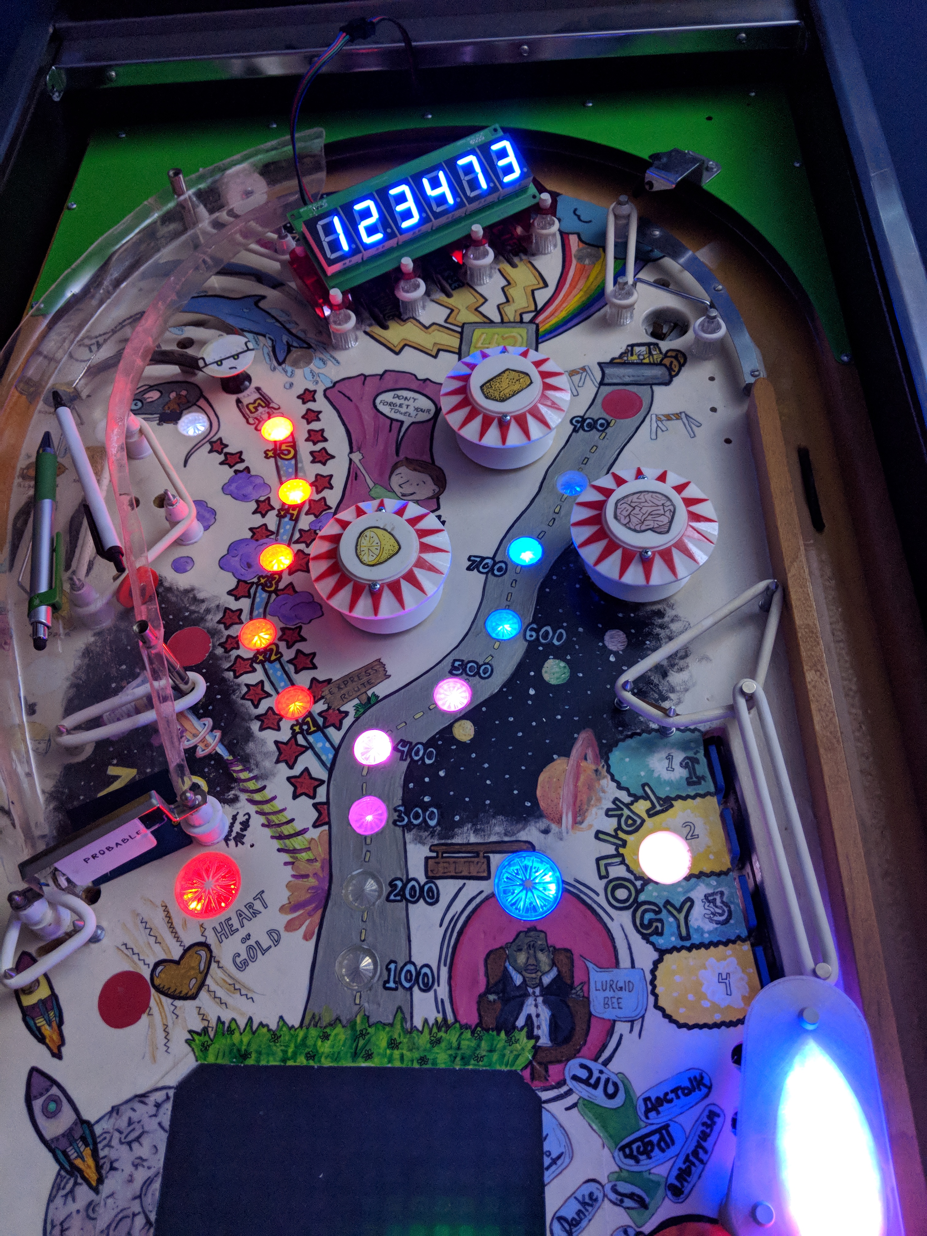 The Hitchhikers Guide to the Galaxy Pinball gameplay