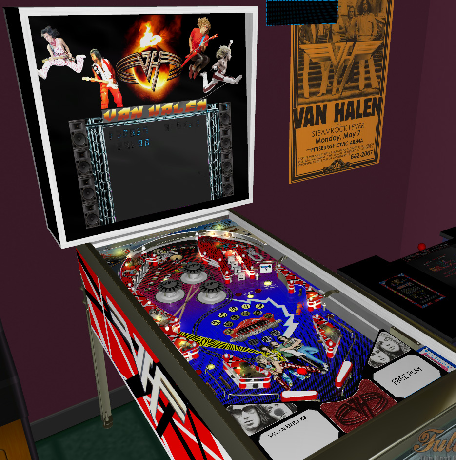 van halen pinball machine for sale